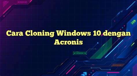 can acronis clone windows 10